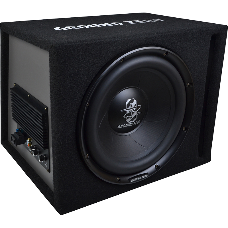 POWERFUL 12' ACTIVE SUBWOOFER GROUND ZERO GZIB 30BR-ACT