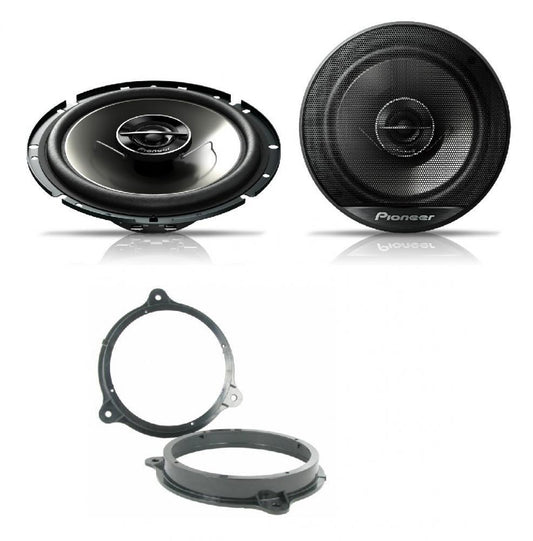 Seat Ibiza 2002-2008 Pioneer 17cm Rear Door Speaker Upgrade Kit 240W