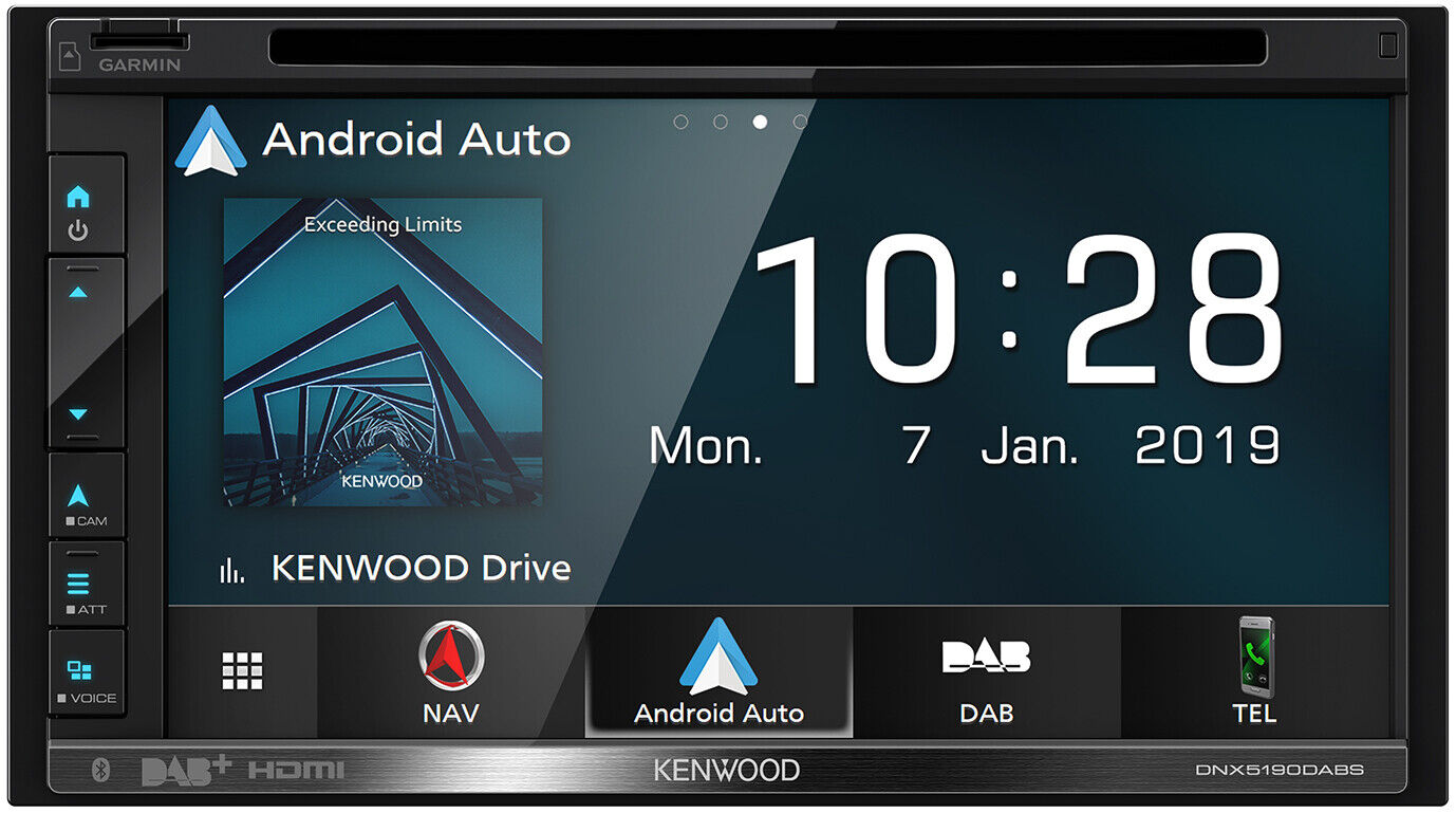 KENWOOD DNX 5190DABS 6.8" Carplay Android Auto Headunit with DAB+ & Navigation