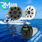 Kicker Marine KMC2 & 6.5" Coaxial Speaker Bundle for Yachts & Watercraft