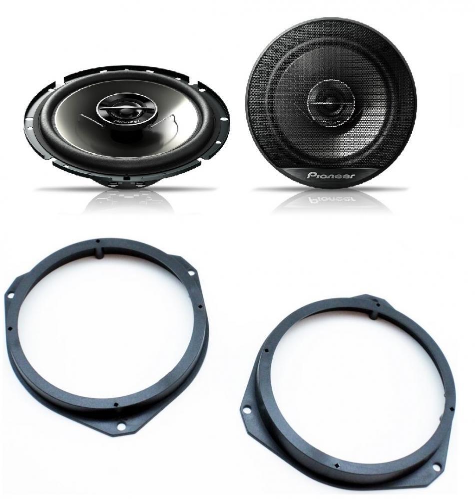 Alfa Romeo Mito 2008 onwards Pioneer 17cm Front Door Speaker Upgrade Kit 240W