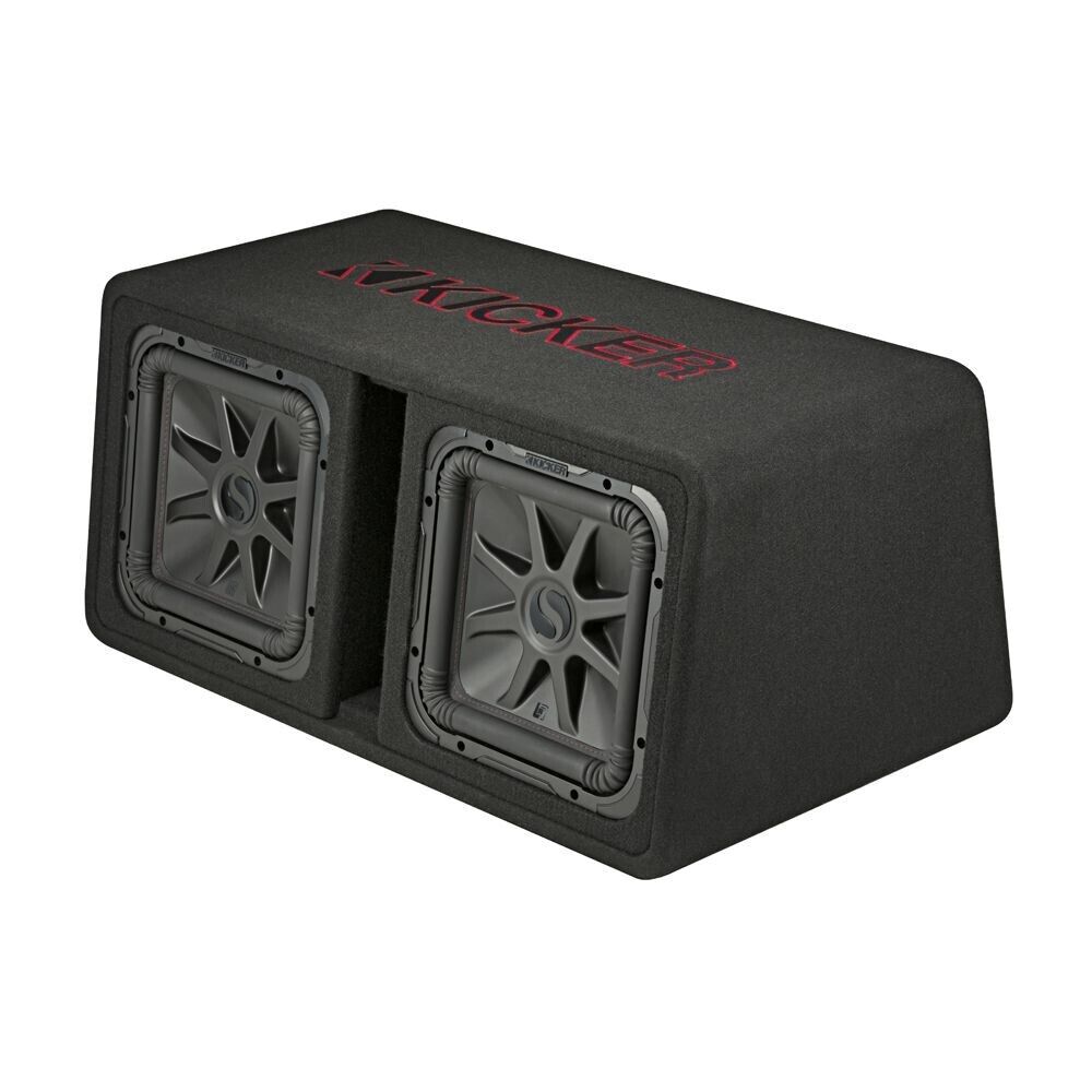 Kicker KA45DL7R122 L7R DUAL 12" VENTED LOADED ENCLOSURE - 2 OHM 1200W