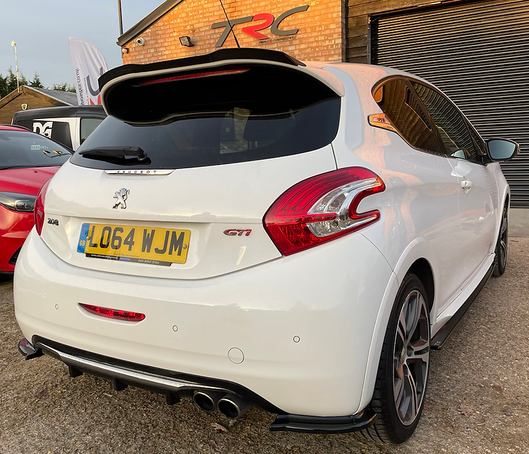 TRC Peugeot 208 GTI Rear Finned Diffuser Panel