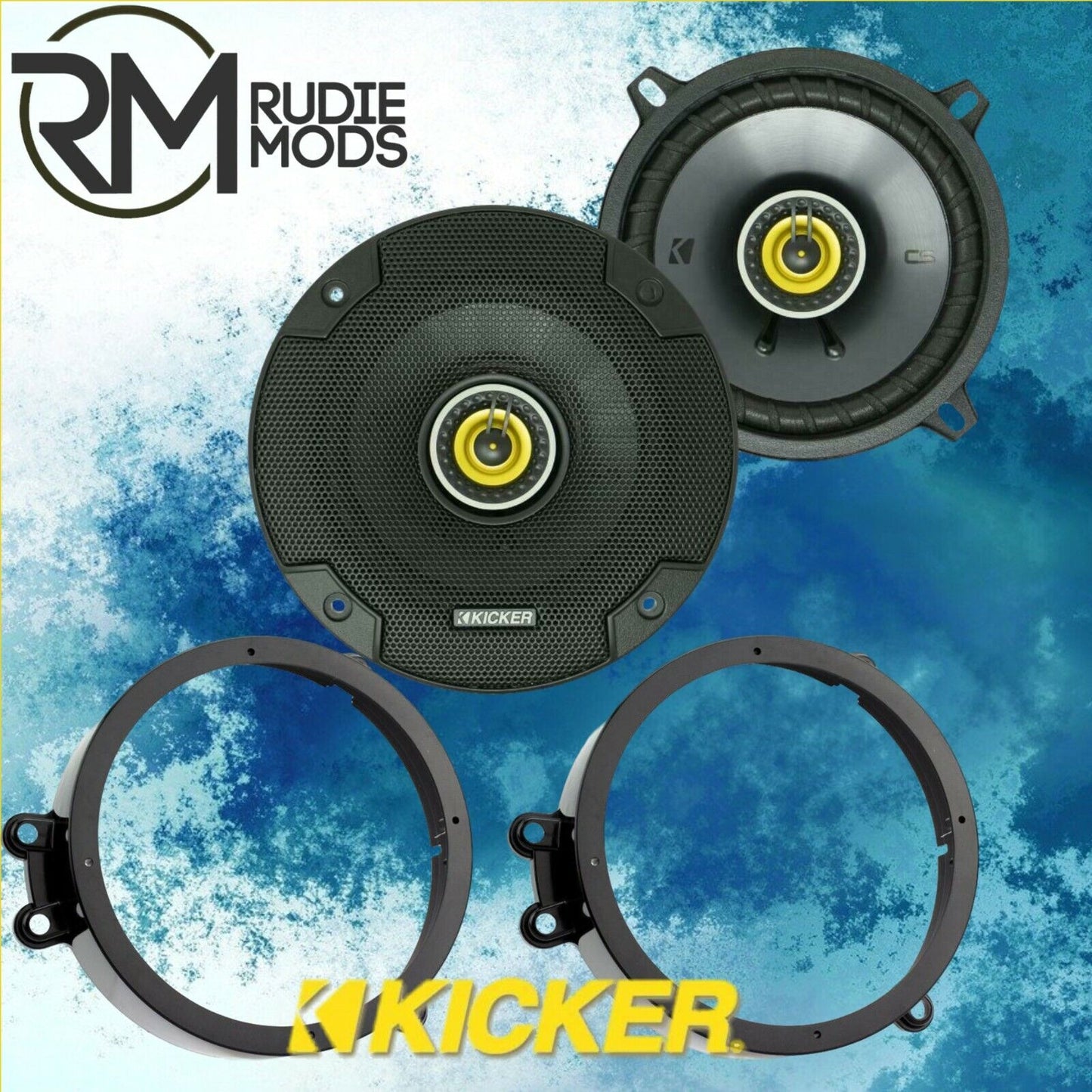 Mercedes CLK W209 02-09 Kicker 17cm Front Door Speaker Upgrade Kit