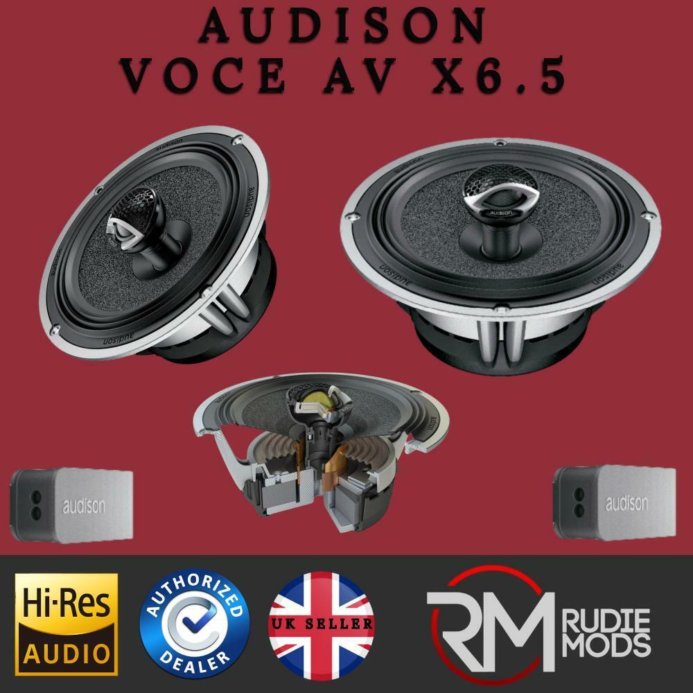 Audison Voce AV X6.5 2 WAY Coaxial 165mm 16.5cm 6.5" Car Speakers