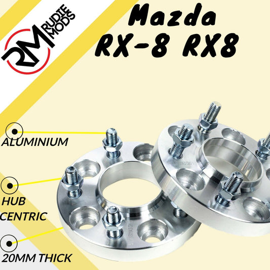 Mazda RX-8 RX8 5x114.3 67.1 20mm Hubcentric wheel spacers 1 pair UK MADE