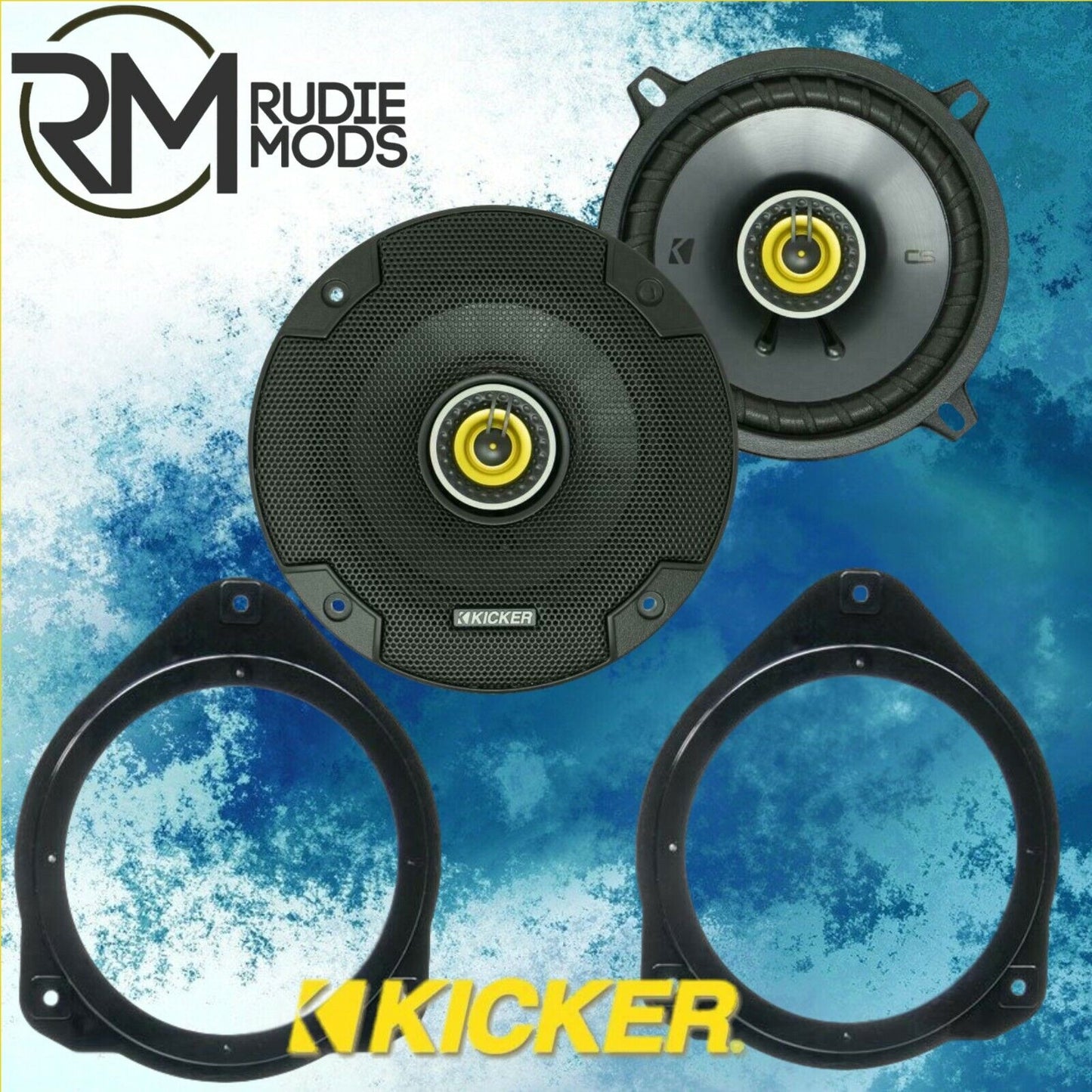 Audi A1 2010 Onwards Kicker 17cm Rear Speaker Upgrade Kit