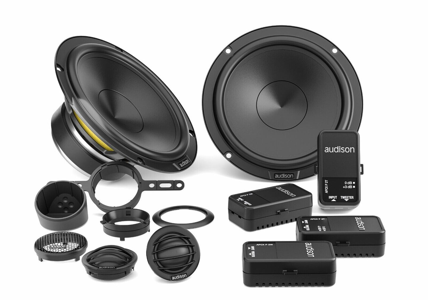 Audison APK 165P 6.5" Component Car Speakers - Premium Car Audio 115W RMS