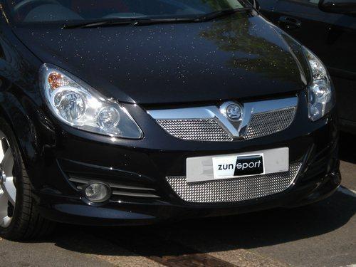 Zunsport Vauxhall Corsa D 2005 Onwards Front Stainless Steel Grille Set