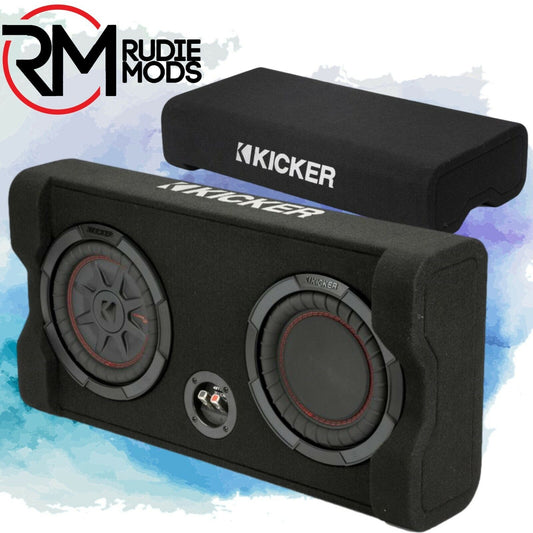 Kicker COMPRT 8" DOWN FIRING LOADED ENCLOSURE - 2 OHM KA48TRTP82