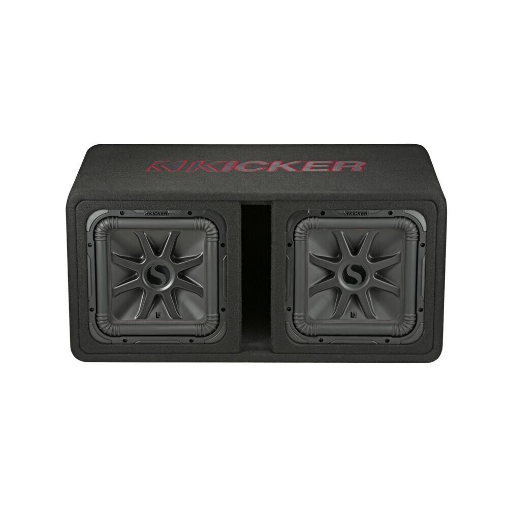 Kicker KA45DL7R122 L7R DUAL 12" VENTED LOADED ENCLOSURE - 2 OHM 1200W