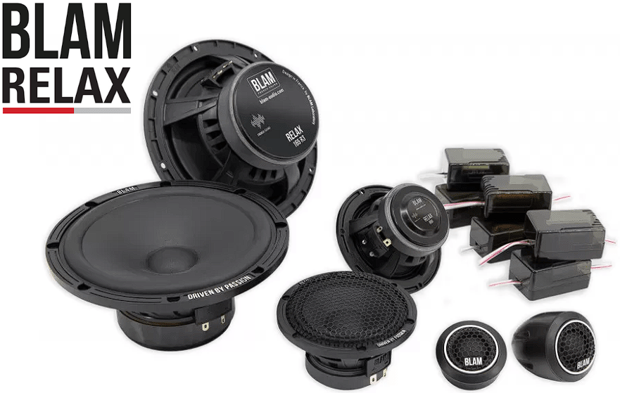 BLAM RELAX 165R3 165mm (6.5inch) 3-Way (2+1) car audio System (PAIR)