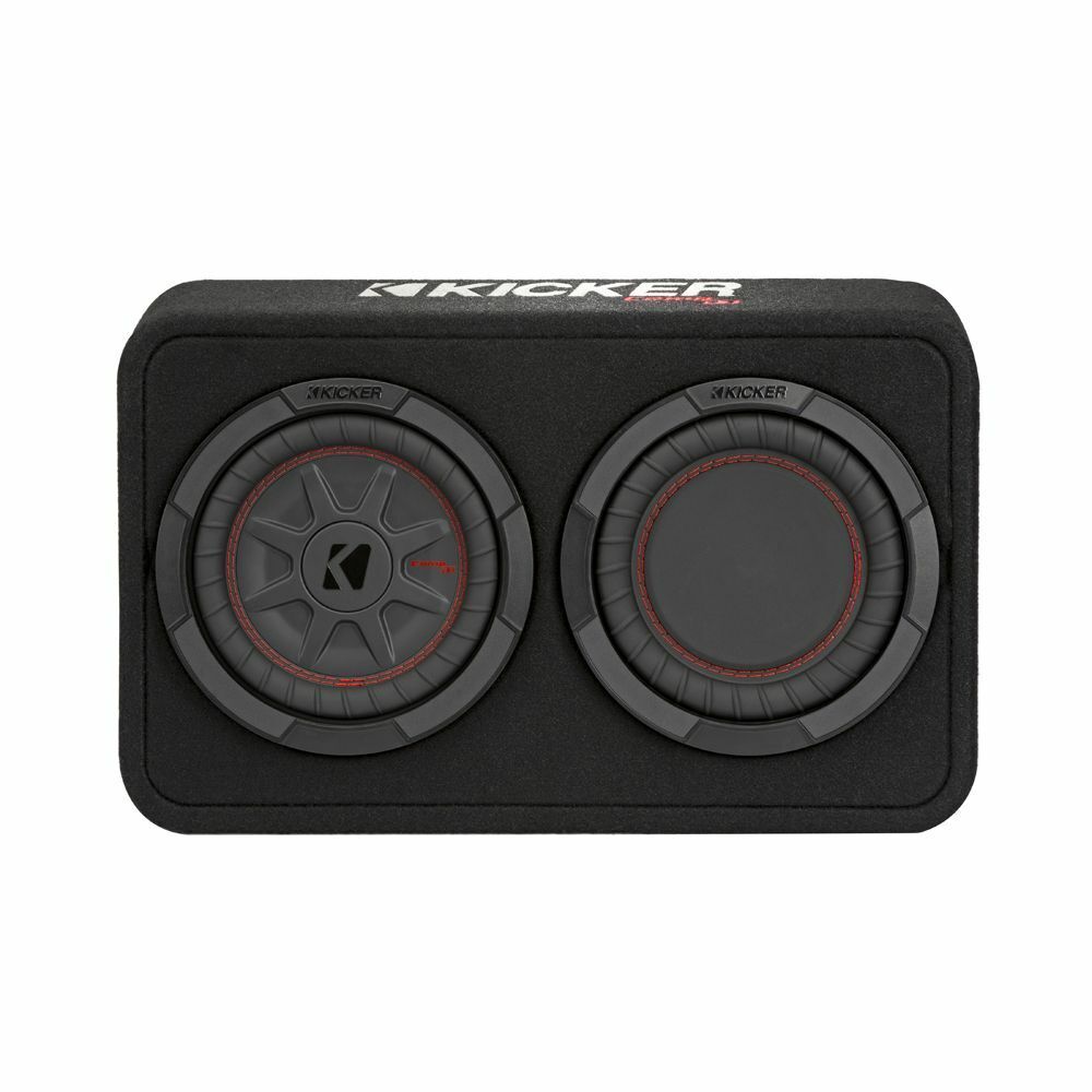 Kicker COMPRT 8" THIN PROFILE LOADED ENCLOSURE - 2 OHM Subwoofer