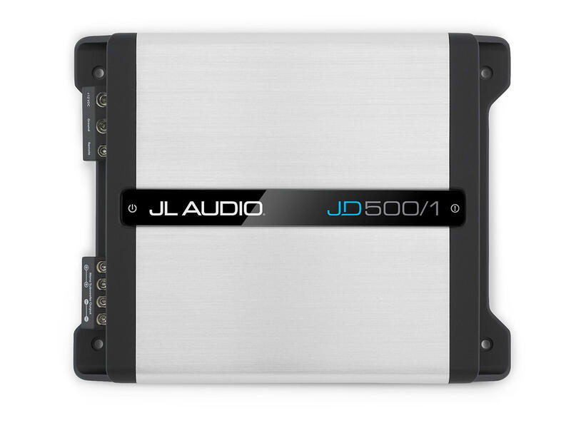 JL Audio JD500/1  |  Monoblock Class D Subwoofer Amplifier, 500 W x 1 @ 2 Ω