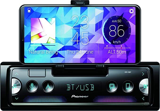 Pioneer SPH-10BT 1-DIN Car Stereo receiver with Bluetooth, USB and Spotify