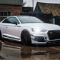 Dark Ghost - Audi RS5 B9 Front Canards - Painted Gloss Black