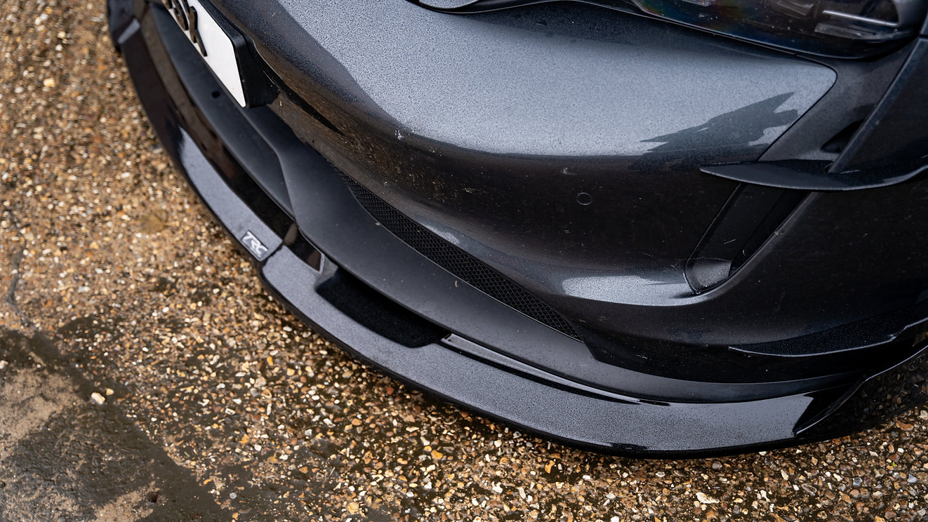 TRC Porsche Taycan Full Splitter Kit (PAINTED)