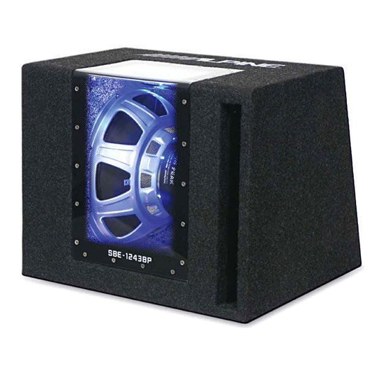 Alpine SBG-1244BP 12" Car Subwoofer and Band Pass Box Enclosure Bass