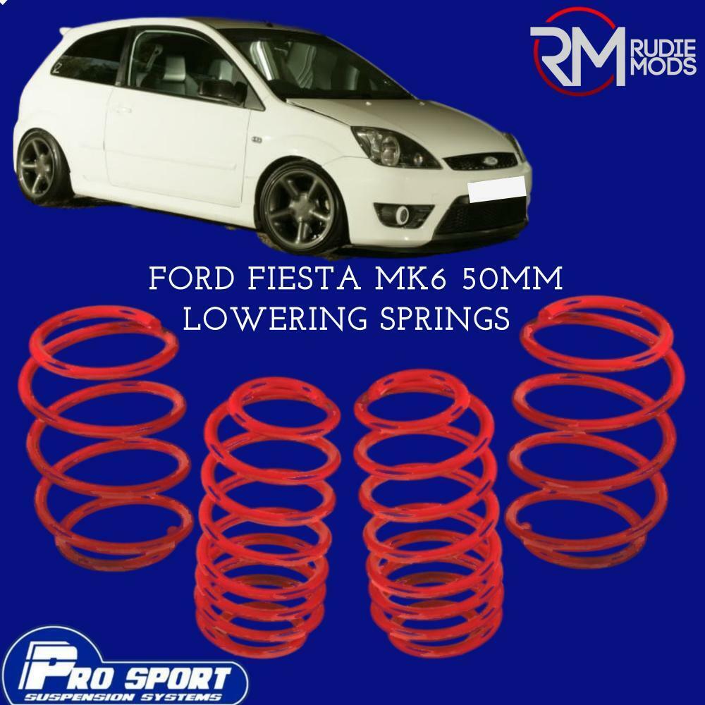 ProSport 50mm Lowering Springs for Ford Fiesta MK6 Authorised Dealer 120530