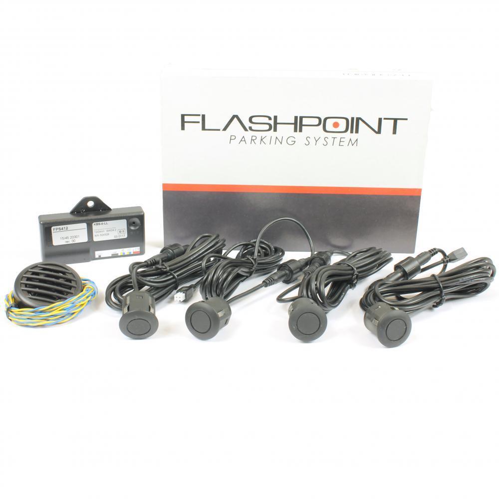 Flashpoint FPS412 4 Way Car Parking Reversing Sensor Kit - Tow Bar Detection