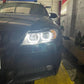 BMW E90 / E91 Black Angel Eye Headlights 3 Series 2005-2008 Halo