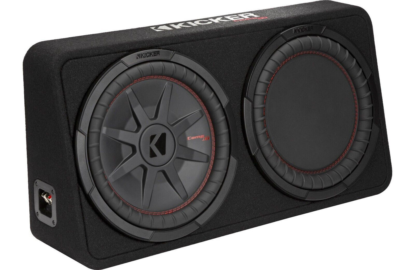 Kicker COMPRT 12" THIN PROFILE LOADED ENCLOSURE - 2 OHM KA48TCWRT122