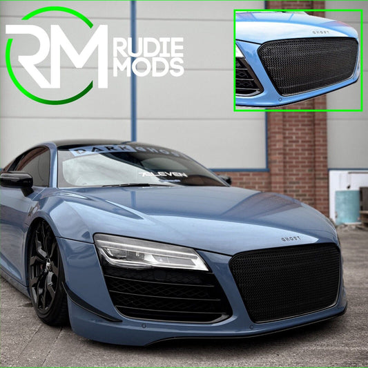 ZUNSPORT BLACK CENTRE GRILLE FOR AUDI R8 GEN 1 Facelift