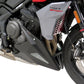 Belly Pan lower TRIUMPH Trident 660, Tiger Sport 660 MATTE BLACK - SILVER MESH