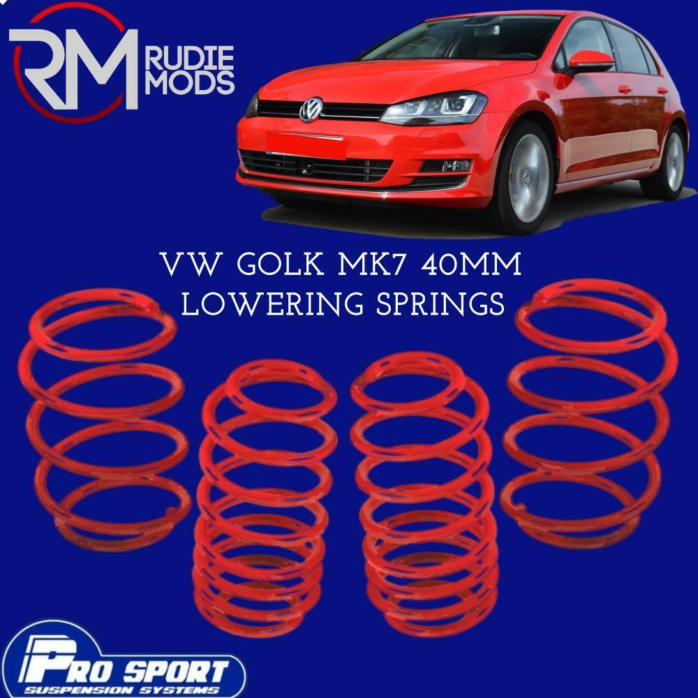 ProSport 40mm Lowering Springs for VW Golf Mk7 Authorised Dealer 121381