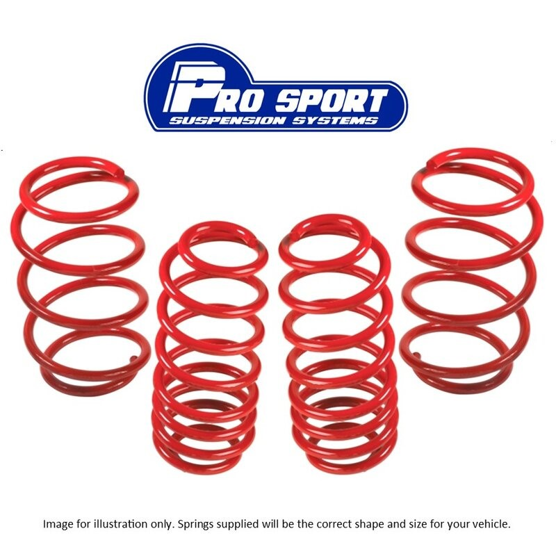 Peugeot 108 1.0 VTI, 1.2 VTI 30mm Lowering Spring Kit Prosport