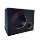 10" Ported Empty Sub Car Audio Subwoofer Enclosure 25L MDF Black Carpeted