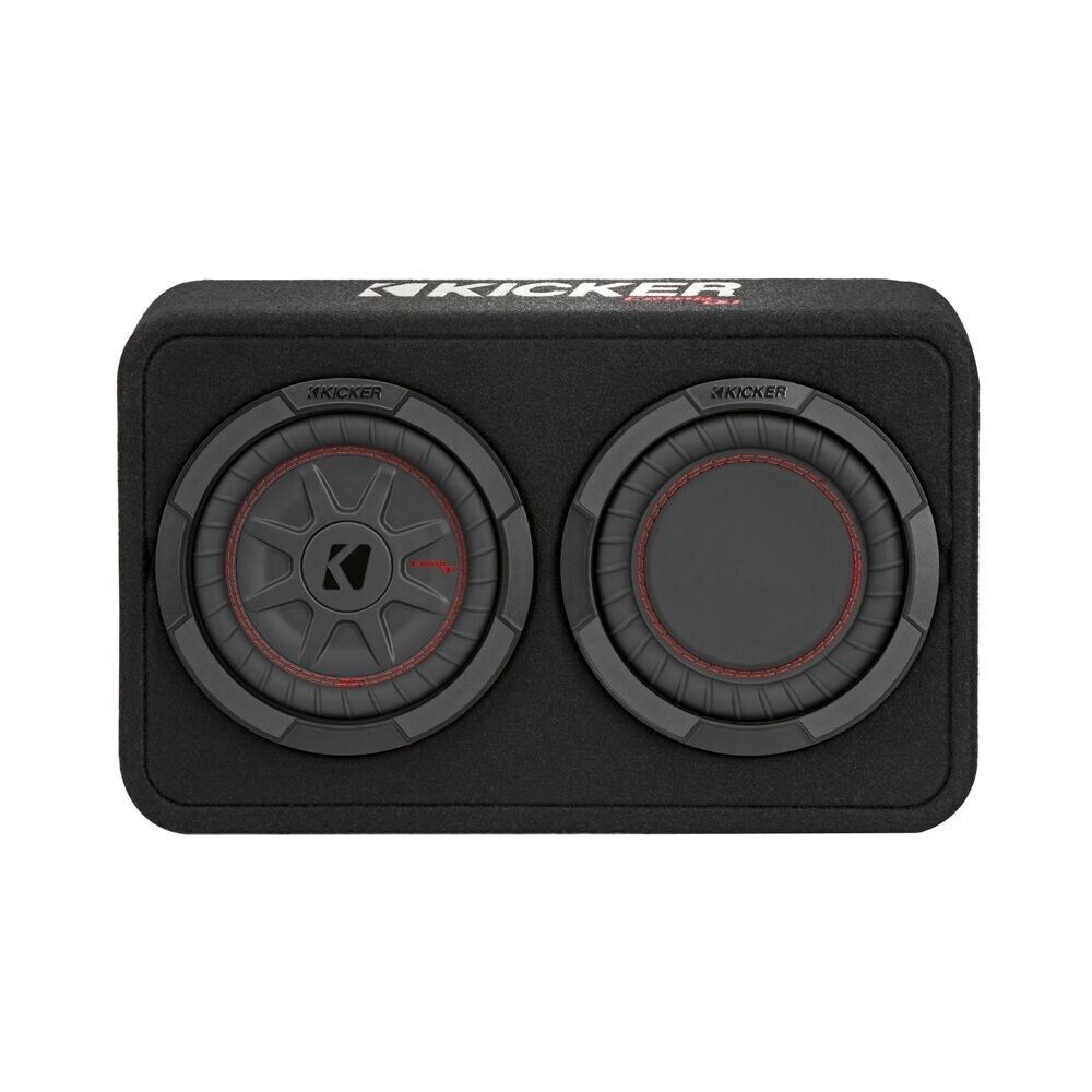 Kicker COMPRT 8" THIN PROFILE LOADED ENCLOSURE - 2 OHM Subwoofer KA48TCWRT82