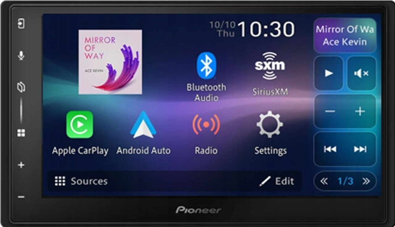 PIONEER SPH-DA77DAB 6.8 WVGA CAPACITIVE MULTI-TOUCH SCREEN Carplay/Android Auto