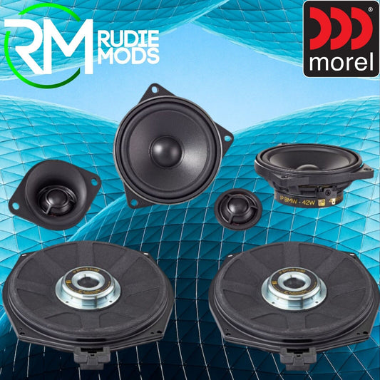 MOREL BMW 4" COMPONENTS & 8" UNDERSEAT SUBS