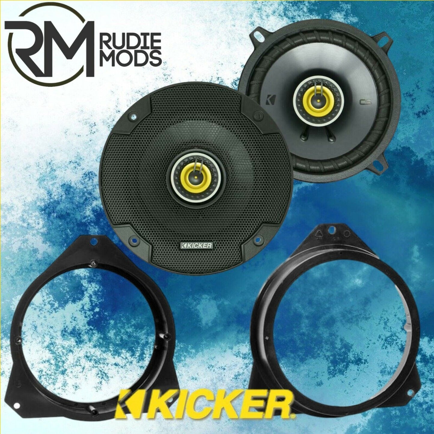 Citroen Berlingo 2008 On Kicker 17cm Front Door Speaker Upgrade Kit