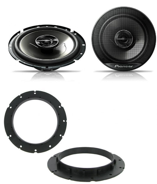 Citroen C4 2004-2010 Pioneer 17cm Front Door Speaker Upgrade Kit 240W