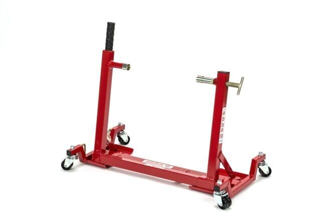 Abba Moto Glide & Superbike Stand Bundle Garage Workshop Stand & Dolly pack