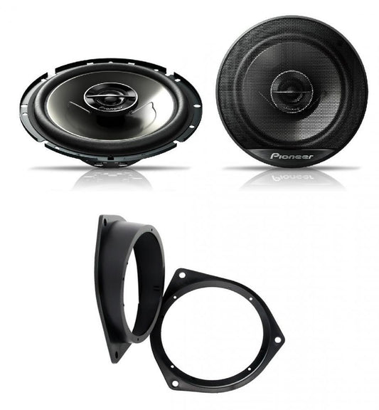 Fiat Croma 2005-2011 Pioneer 17cm Front Door Speaker Upgrade Kit 240W