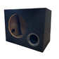 10" Ported Empty Sub Car Audio Subwoofer Enclosure 25L MDF Black Carpeted