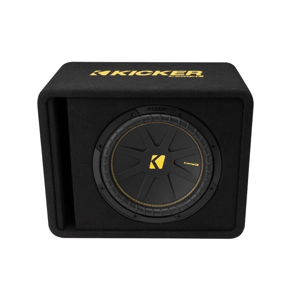 Kicker CompC 12" Ported Car Subwoofer Bass Box Sub