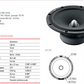 Alfa Romeo Giulia 165mm (6.5 Inch) complete BLAM speaker upgrade fitting kit