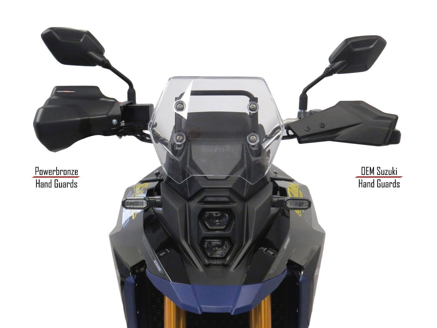 HAND GUARDS, WIND DEFLECTOR SUZUKI ,V-STROM 800DE, 23 MATTE BLACK