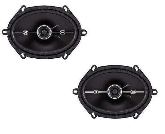 Kicker 43DSC6804 6"x8" 2-Way Coaxial Car Audio Speaker Ideal Ford Jaguar Mazda