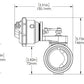 Turbosmart Pneumatic Straight Gate 6psi External Wastegate (Black)