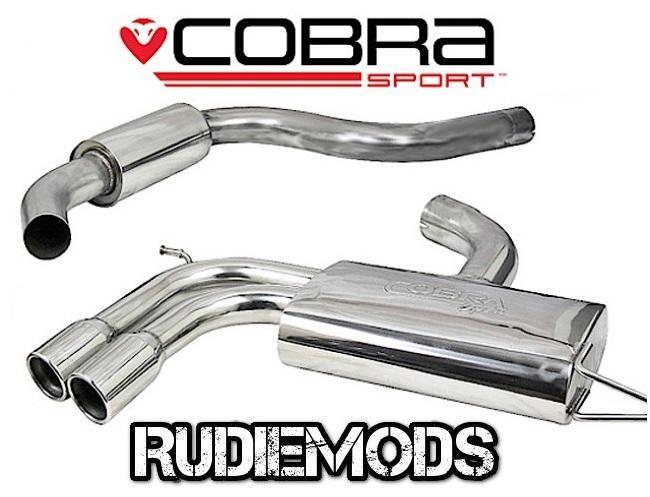 Cobra Sport Audi A3 8P MK2 2.0 TFSi Cat Back Stainless Steel Exhaust System Res