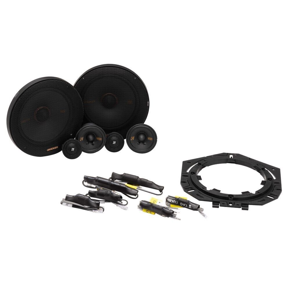 KICKER KA51KSS365  KS 6.5" (160 mm) 3 Way Component Speaker System