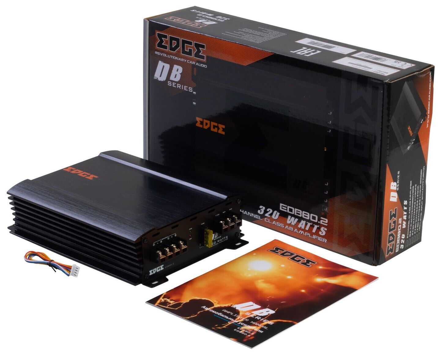 EDGE 2 Channel 320 Watts Max Car Van Audio Amplifier DB Series - EDB80.2LITE-E2