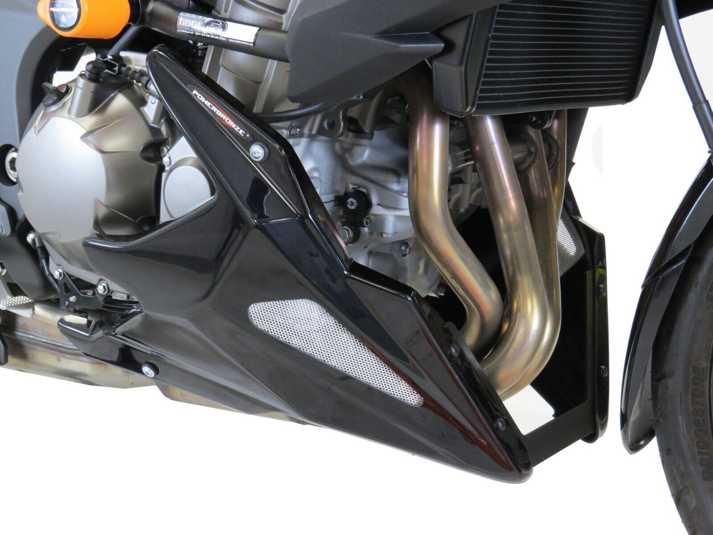 Belly Pan Lower KAWASAKI ,VERSYS 1000, S, SE, BLACK - SILVER MESH