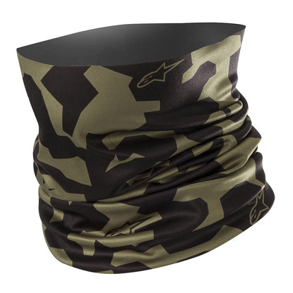 Camo Neck Face Covering lightweight Tube Woven stitched Biker Alpinestars