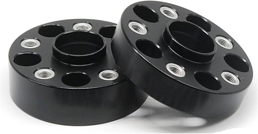 Hubcentric Black Wheel Spacers 5x130 71.6CB 25mm Porsche 911 Carrera GT2 GT3 -RS